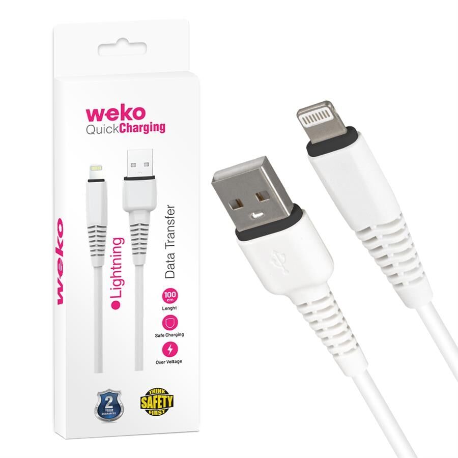Weko WK-22022 USB To Lightning İphone Şarj Kablosu 1 Metre