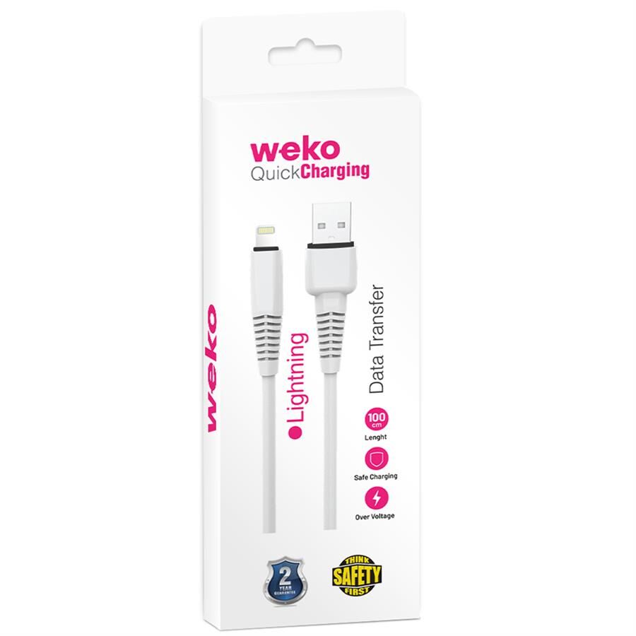 Weko WK-22022 USB To Lightning İphone Şarj Kablosu 1 Metre