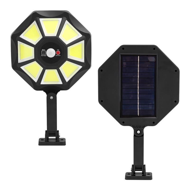 Powermaster ZB-168B Kumandalı 3 Çalışma Modlu Sensörlü Beyaz Solar Aydınlatma