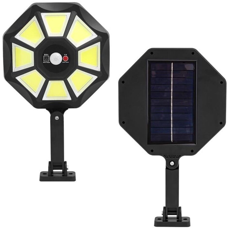 Powermaster ZB-168B Kumandalı 3 Çalışma Modlu Sensörlü Beyaz Solar Aydınlatma