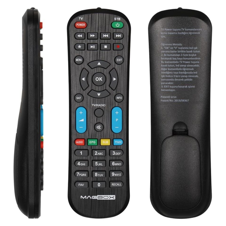 Ayt Magbox Ethernet Magbox Wega IP TV Uydu Alıcısı Kumandası
