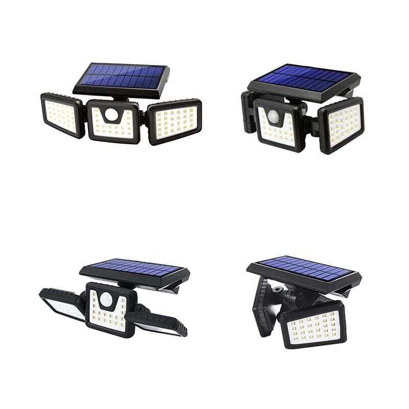 Ayt Powermaster MX-W771A Sensörlü 3 Modlu 74 Ledli Solar Güneş Enerjili Bahçe Aydınlatmalı Duvar Lambası