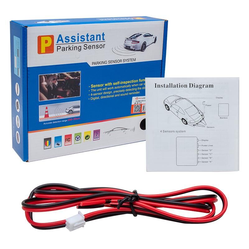 Ayt Powermaster PM-3861 Ekranlı Park Sensörü Araç Oto Göstergeli Arka Park Sensörü