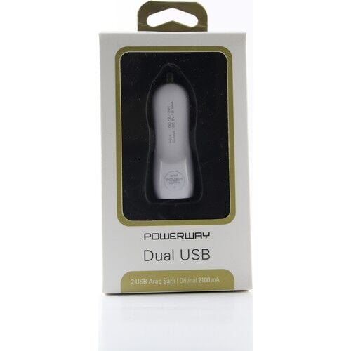 Powerway X-777 Çift Usb'li 2.1 Amper Çakmaklık Araç Şarj Cihazı
