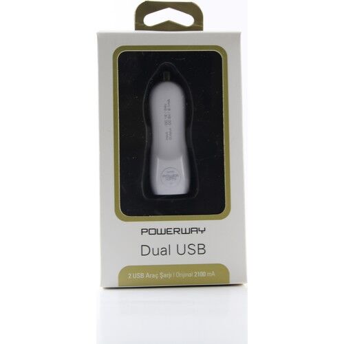 Powerway X-777 Çift Usb'li 2.1 Amper Çakmaklık Araç Şarj Cihazı