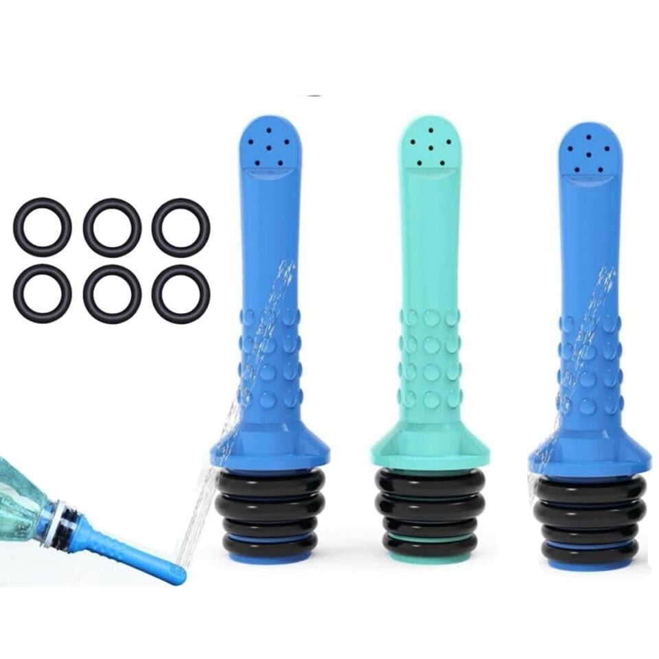 Sunup SN-37729 Pratik 21-25Mm Seyahat-Kamp Tipi 3'Lü Tuvalet Temizlenme Taharet Nozzle