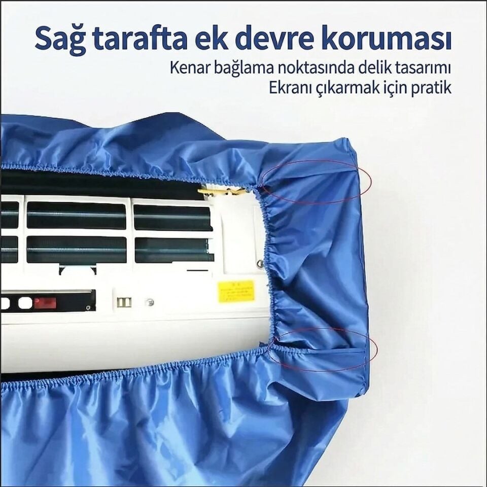 Sunup SN-29149 Duvara Monte Klima Temizleme Kılıfı 106Cm Klima Temizlik Bakım İçin