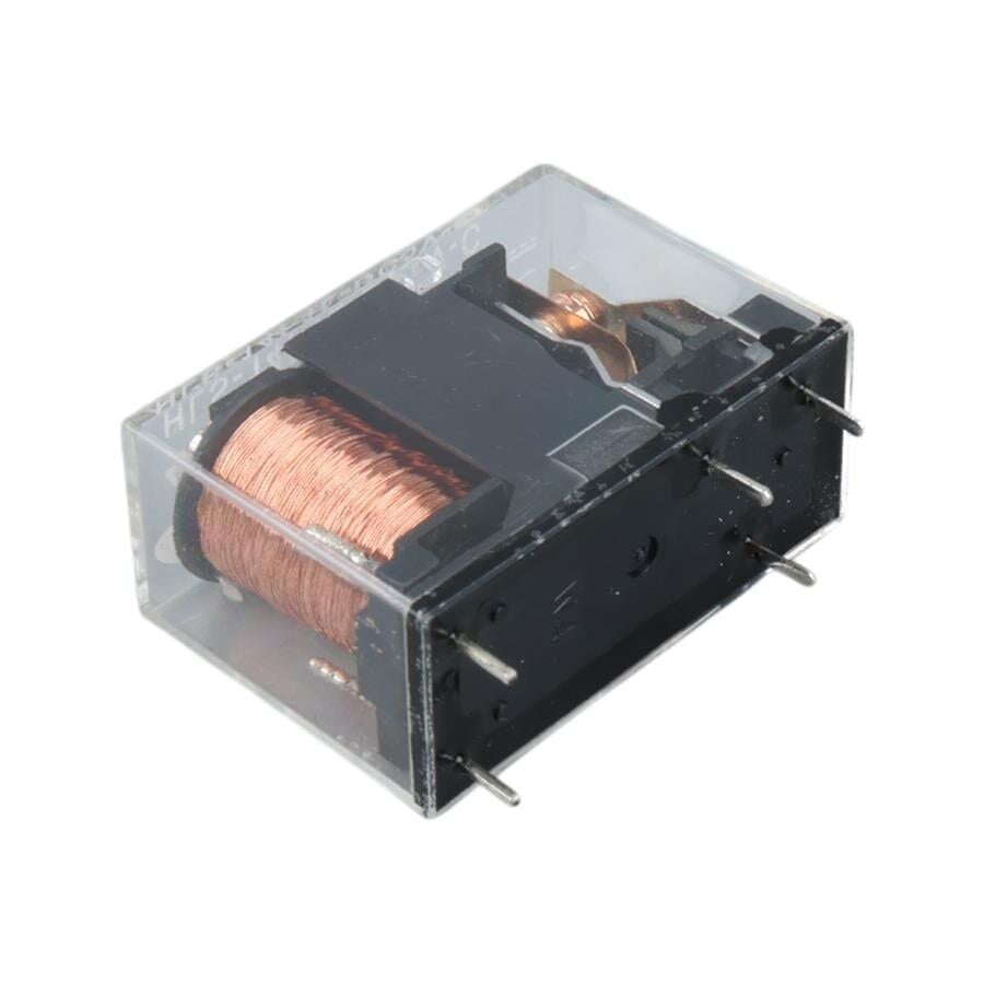 Ayt 5 Volt Röle Tek Kontak Şeffaf 5 Bacak 10 Amper Role