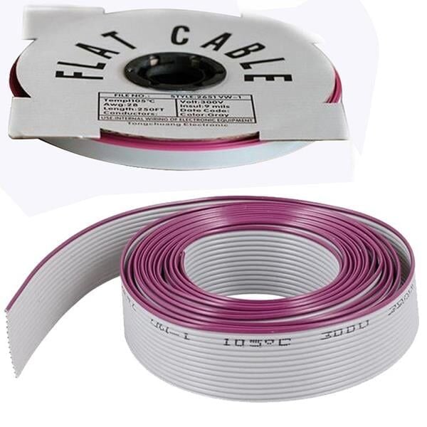 P10 Data Kablosu 76 Metre 16 Pinli Flat İnce Kablo P10 Tabela Led İçin