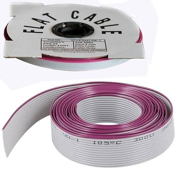 P10 Data Kablosu 76 Metre 16 Pinli Flat İnce Kablo P10 Tabela Led İçin