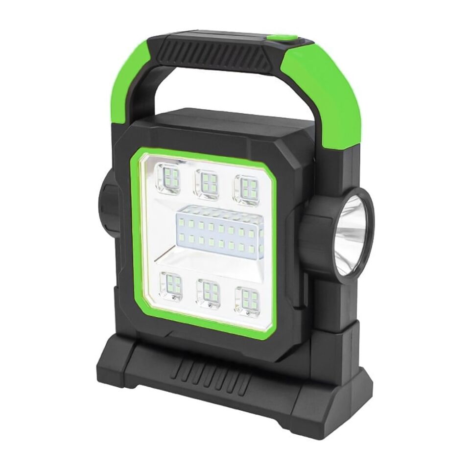 Powermaster Üç Çalışma Modlu Şarjlı 32 SMD Ledli Taşınabilir Solar Güneş Enerji Panelli Kamp Lambası Aydınlatma