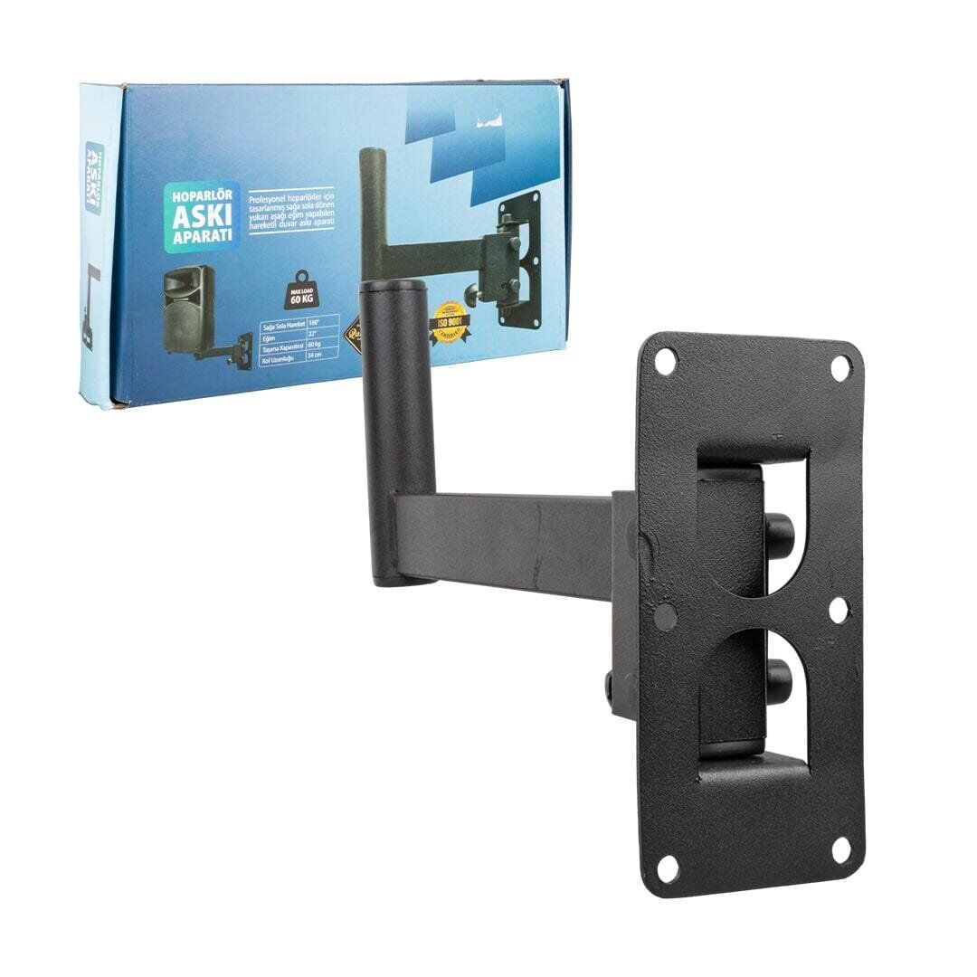 Powermaster SP-004 Duvar Kolon Sehpası Kısa Hoparlör İçin Duvar Askı Aparatı