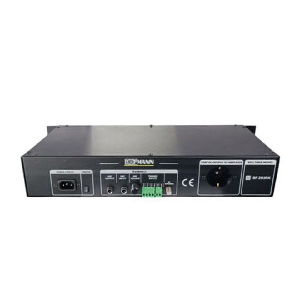 Bofmann BF-ZS3RK Rack Tipi Kumandalı Okul Zil Saati