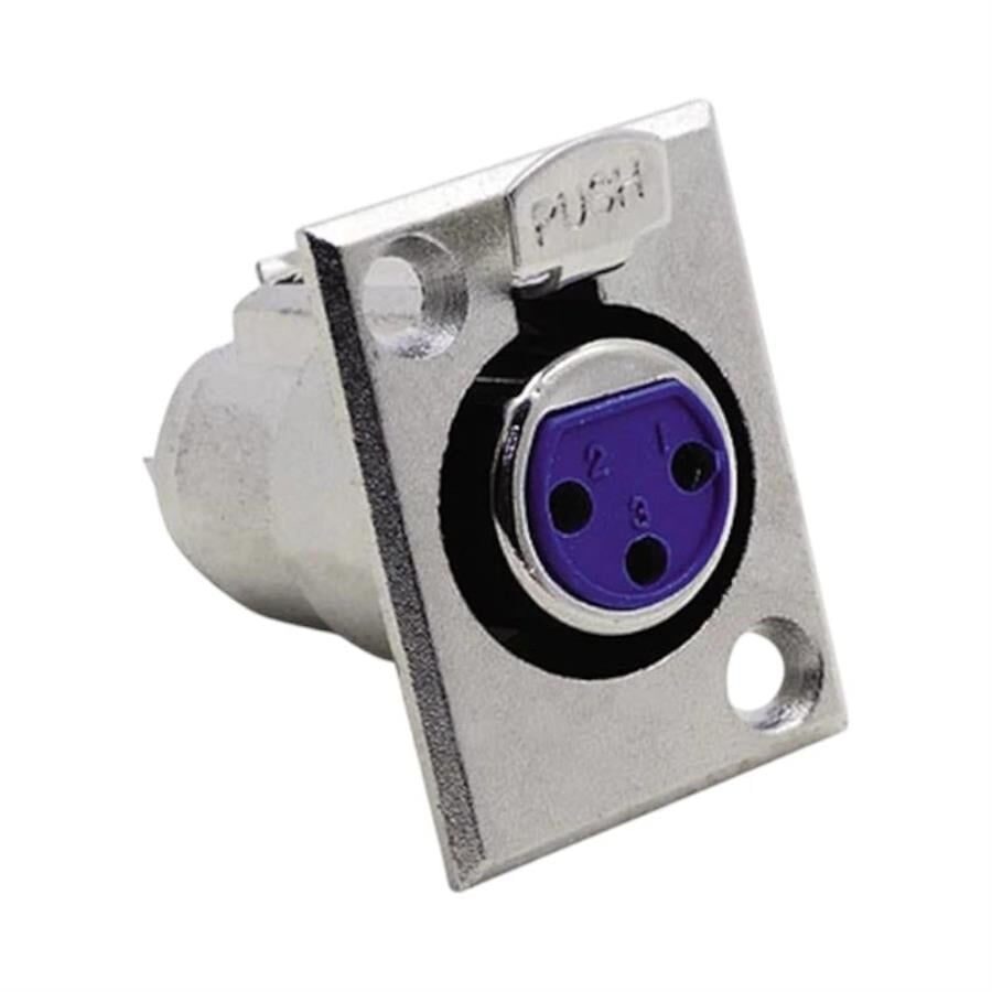 CANON XLR 3 PİN DİŞİ ŞASE KONNEKTÖR (CK114)