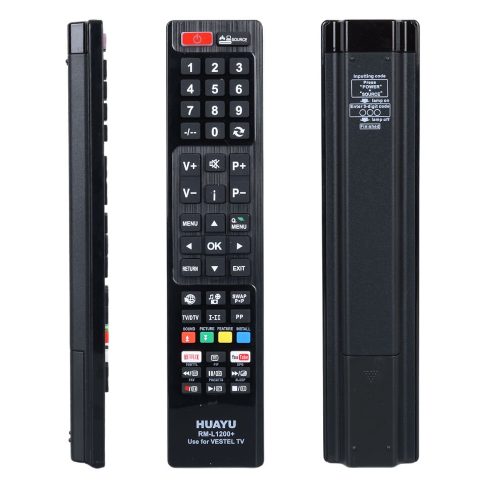 Ayt Huayu RM-L1200+ Netflix YouTube Tuşlu Vestel Universal Lcd Led Tv Kumandası Uzaktan Kumanda