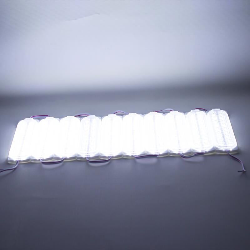 Powermaster 12 Volt 3.6 Watt Soğuk Beyaz Flaşlı Yanıp Sönen 2835 Mercekli Modül Led 18 Ledli