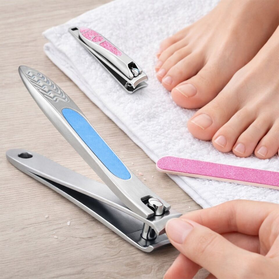 Sunup SN-29307 Profesyonel Ergonomik 73 Mm Paslanmaz Çelik El Ayak Tırnak Makası