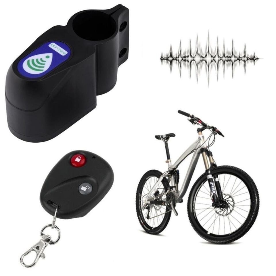 Ayt Powermaster Pm-26177 Uzaktan Kumandalı Bisiklet Alarmı Bisiklet Kilit Alarm