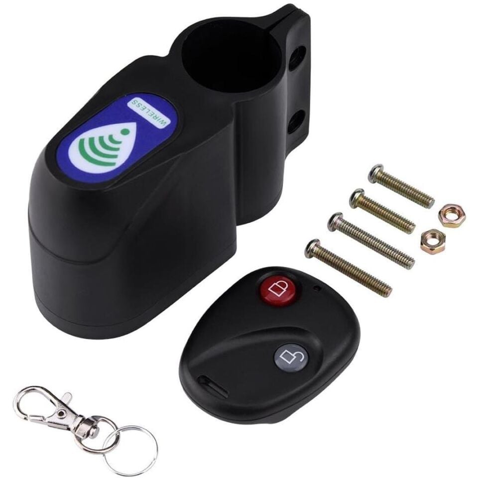 Ayt Powermaster Pm-26177 Uzaktan Kumandalı Bisiklet Alarmı Bisiklet Kilit Alarm