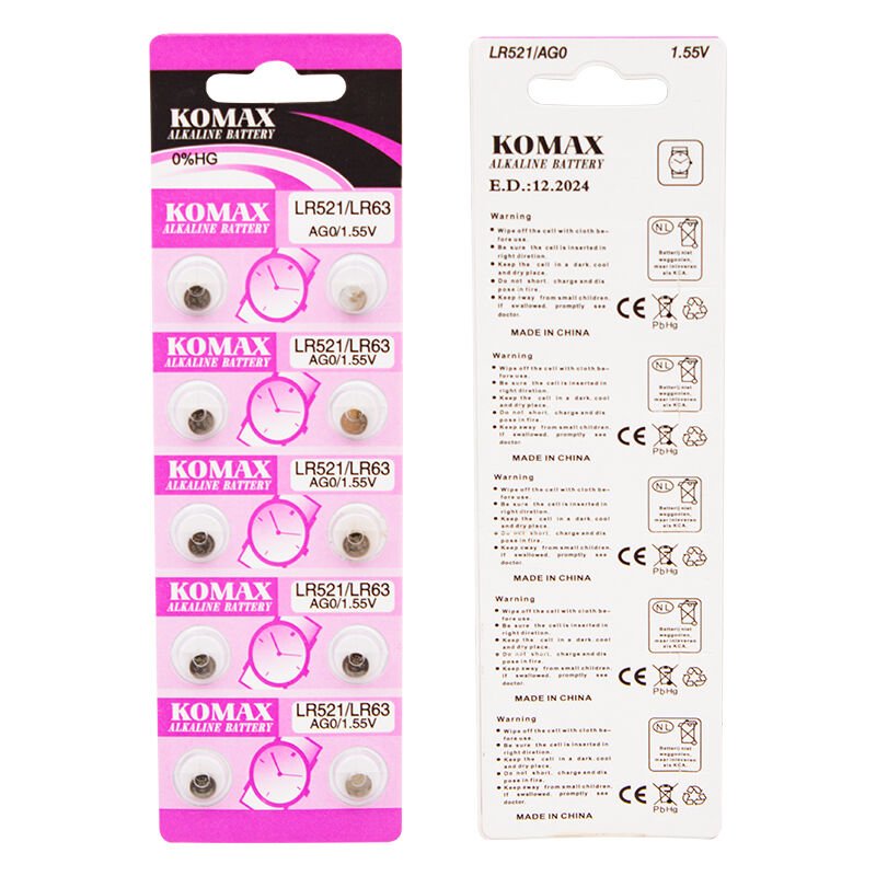 Ayt Komax AG-0 Alkalin LR521 379 Düğme Pil 10'lu Paket