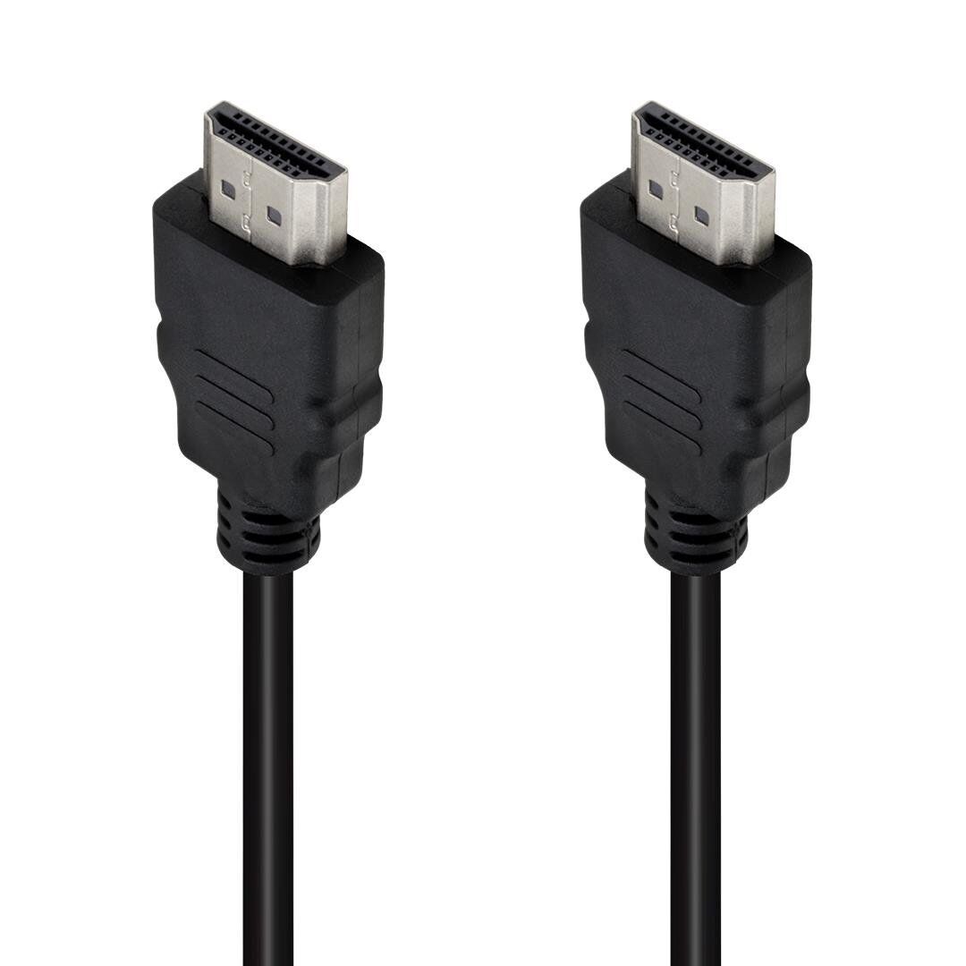 Ayt Plastik Düz Siyah HDMI Kablo 50 Cm Uydu Cihazu Tv Arası Görüntü Kablosu