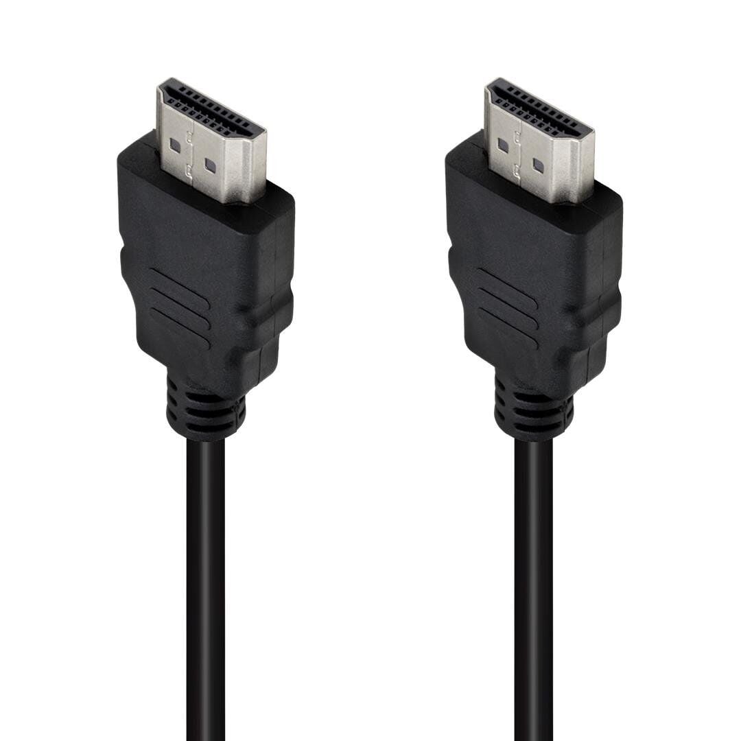 Plastik Düz Siyah HDMI Kablo 50 Cm Uydu Cihazu Tv Arası Görüntü Kablosu
