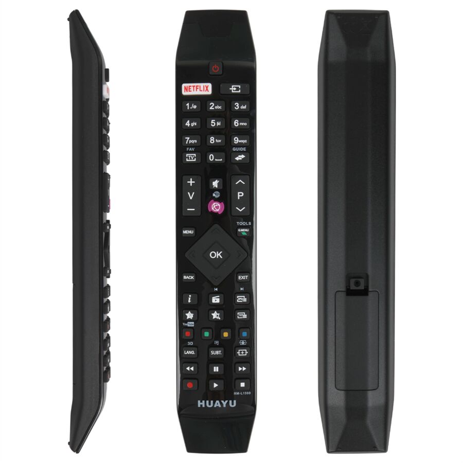 Huayu RM-L1560 Vestel - Hitachi Netflix Ve Youtube Tuşlu Akıllı LED TV Kumandası