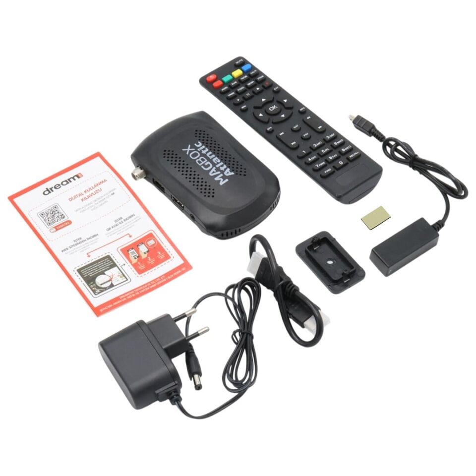 Magbox Atlantic Display Gözlü Tkgs'li 1080P Full HD Mini Uydu Alıcısı