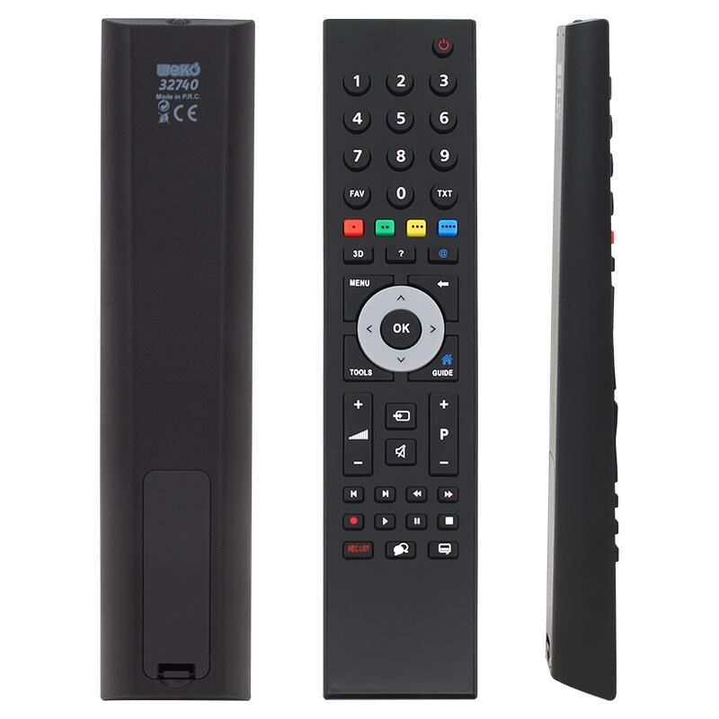 Ayt Weko Kl Arçelik Beko Gri Göbek 3d Tuşlu Lcd Led Tv Kumandası Uzaktan Kumanda