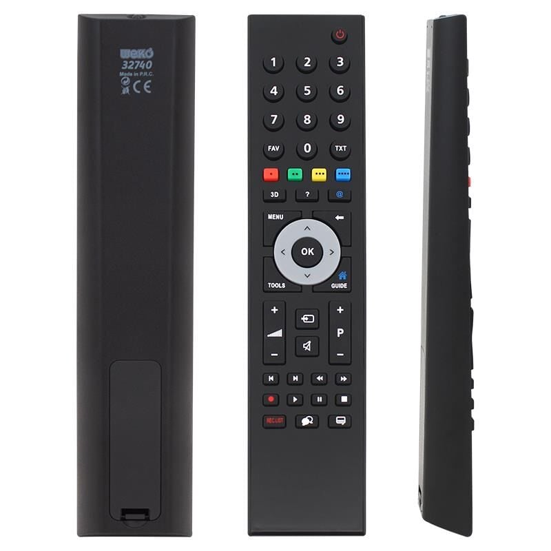 Ayt Weko Kl Arçelik Beko Gri Göbek 3d Tuşlu Lcd Led Tv Kumandası Uzaktan Kumanda