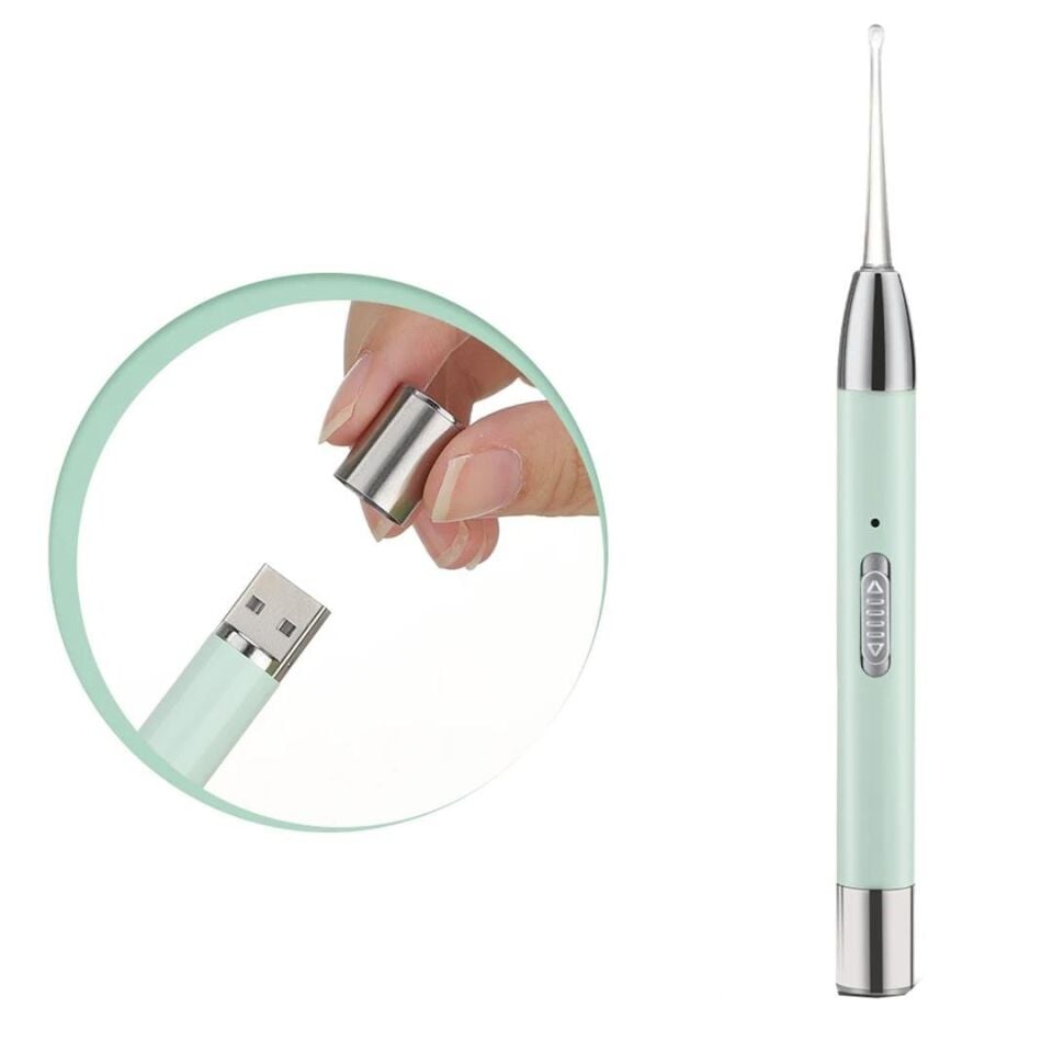 Powermaster PM-24167 3 in 1 Kulak Temizleme Cihazı Kulak Burun Göbek Temizleme Aleti