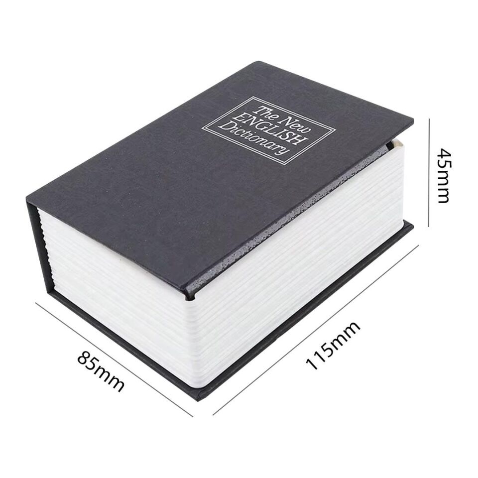 Sunup SN- 26085 Kitap Görünümlü Metal Kasa Kumbara Tipi 115x85x45mm Giz li Saklama Kasası