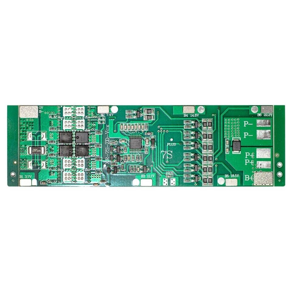 Daly DL-6757 7S 24 Volt 10 Amper 18650 Pil Şarj-Deşarj Koruma Kartı