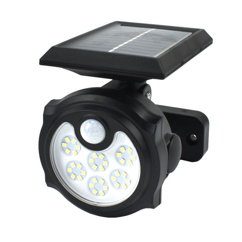 Powermaster SH-1705B 36 Ledli Sensörlü 3 Modlu Solar Güneş Enerjili İndiksiyon Duvar Lambası Bahçe Aydınlatması