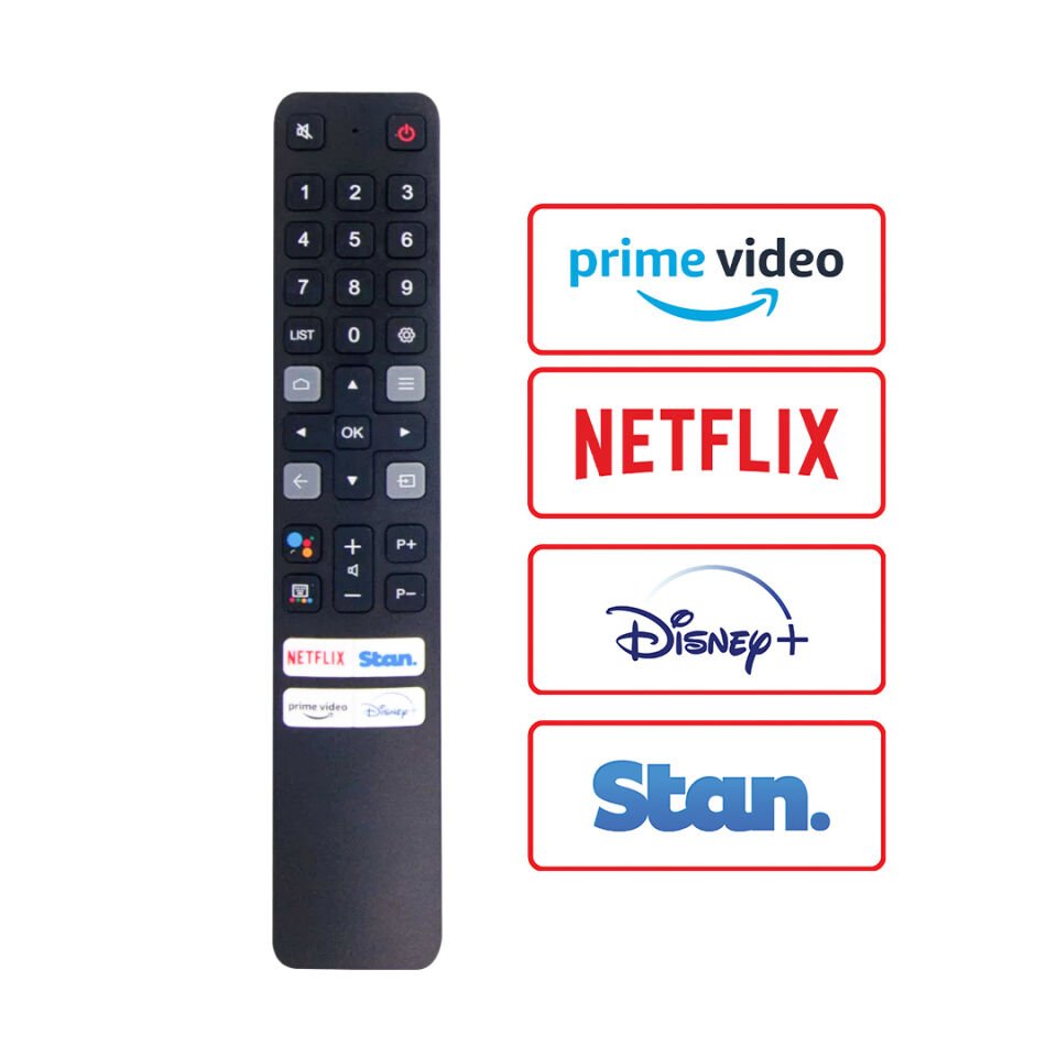 Weko KL Tcl RC901V FAR1 Netflix Prime Video Tuşlu Lcd Led Tv Uzaktan Kumanda