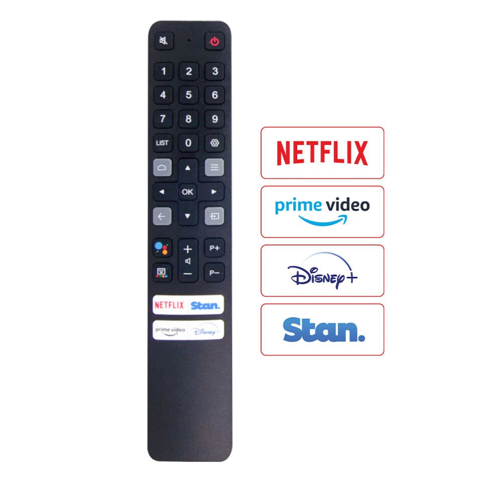 Weko KL Tcl RC901V FAR1 Netflix Prime Video Tuşlu Lcd Led Tv Uzaktan Kumanda