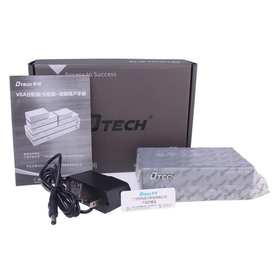 Ayt Powermaster 4 VGA 250Mhz Monitör Çoklayıcı Vga Girişli Monitör Ekran Çoğaltıcı