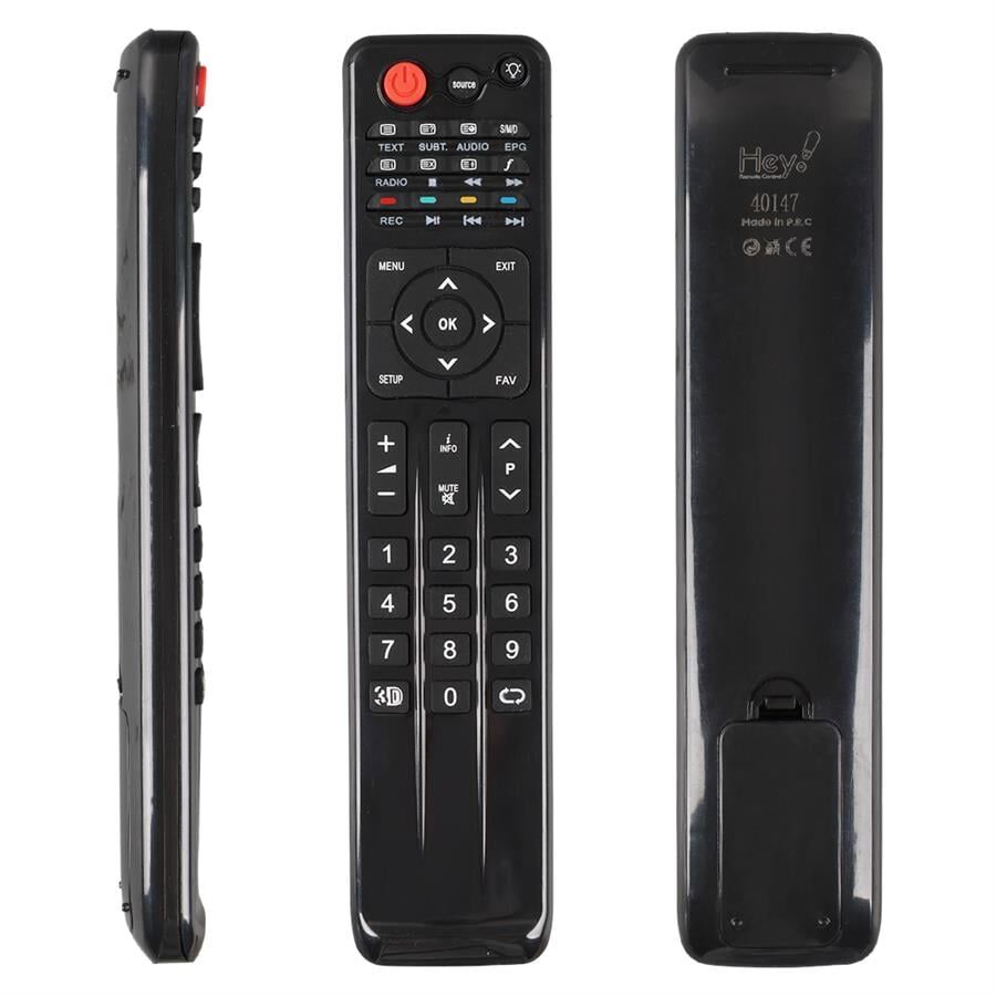 Hey Sunny Axen Rc0256/01 Yazısız 3D Tuşlu Lcd Led Tv Kumanda