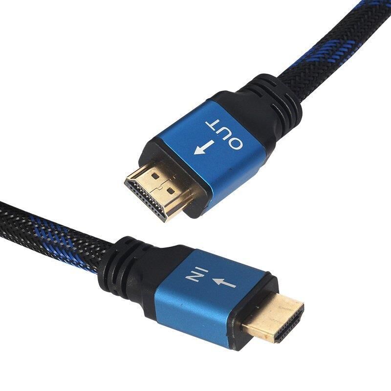 Powermaster PM-32806 Örgülü Chipsetli Çift Filtreli 40 Metre 4K HDMI 2.0 Görüntü Aktarım Kablosu