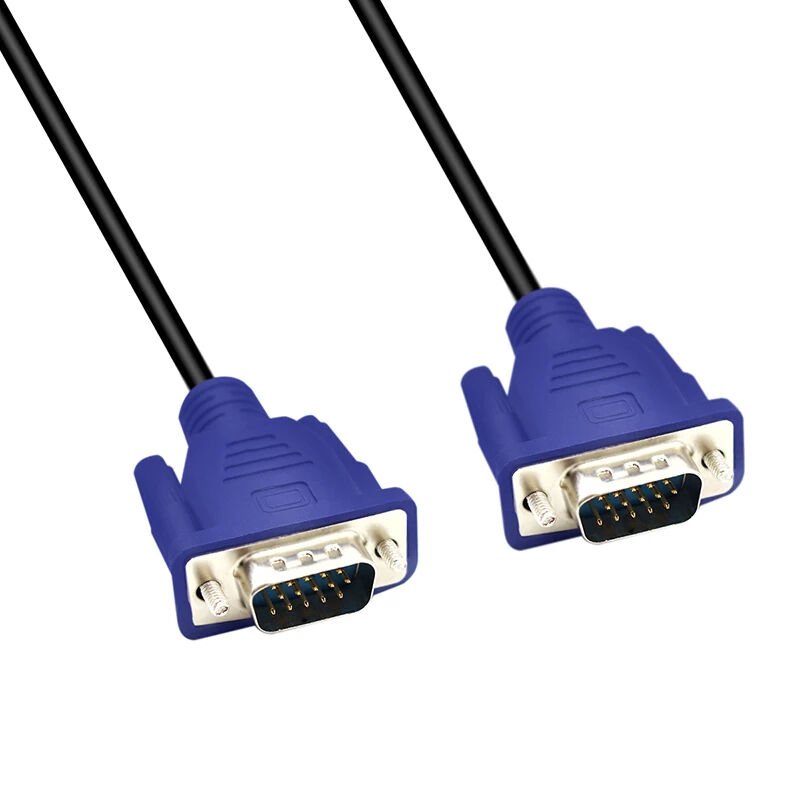 Powermaster 15 Pin Erkek Erkek 1.5 Metre VGA Kablo 2 Ucu Erkek Vga Kablosu