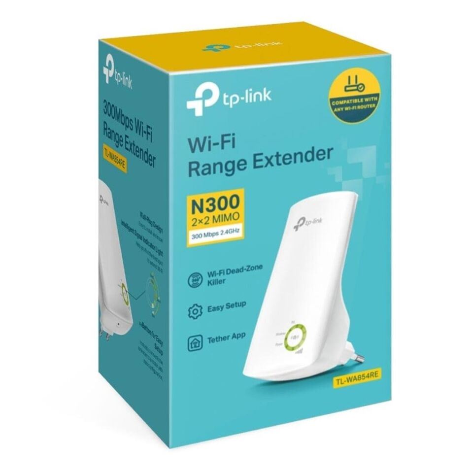 TP-Link TL-WA854RE Wi-Fi 300Mbps Menzil Genişletici Priz Tipi