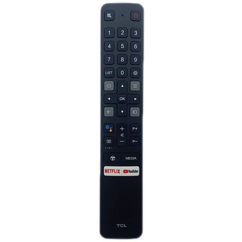 Ayt Sesli Kontrol Uzaktan Kumandası Tcl Sesli LCD LED Tv Için Uzaktan Kumanda RC901V Netflix  Youtube Için Yedek