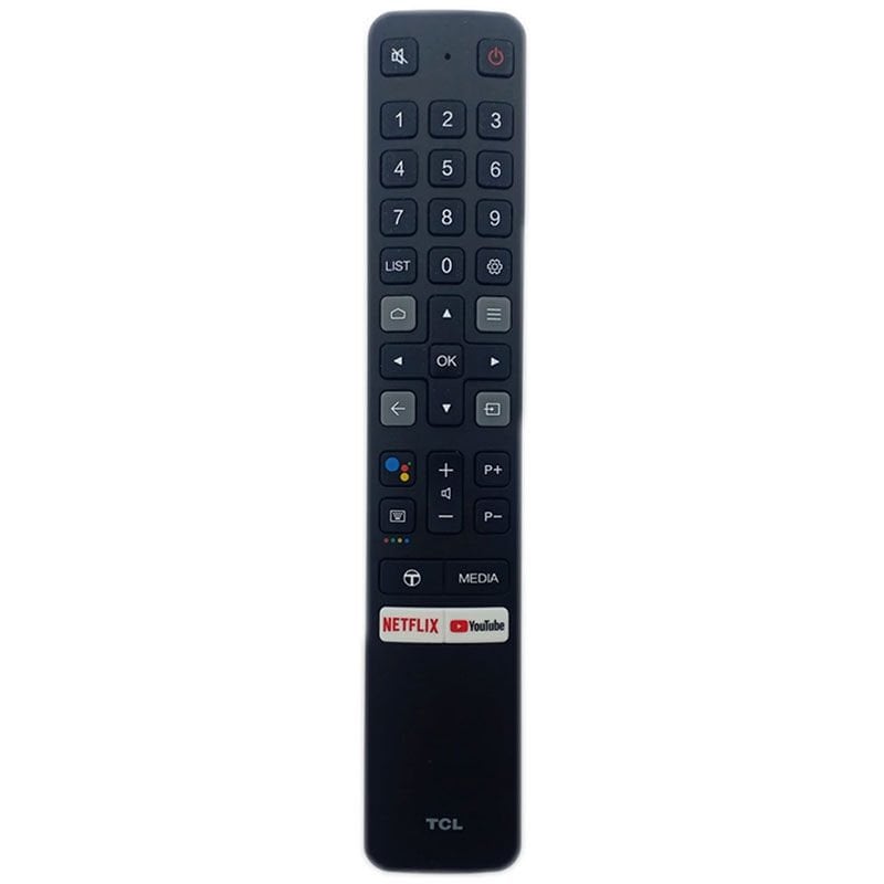 Ayt Sesli Kontrol Uzaktan Kumandası Tcl Sesli LCD LED Tv Için Uzaktan Kumanda RC901V Netflix  Youtube Için Yedek