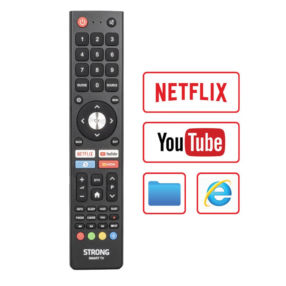 Ayt Weko Strong Netflix-Youtube Tuşlu Lcd-Led Tv Android Smart Kumanda