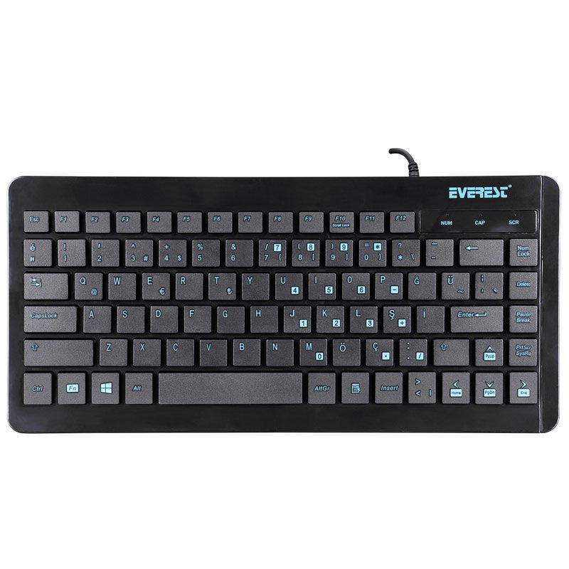Everest KB-410 USB Q Multimedia Mini Klavye Kablolu Usb Klavye