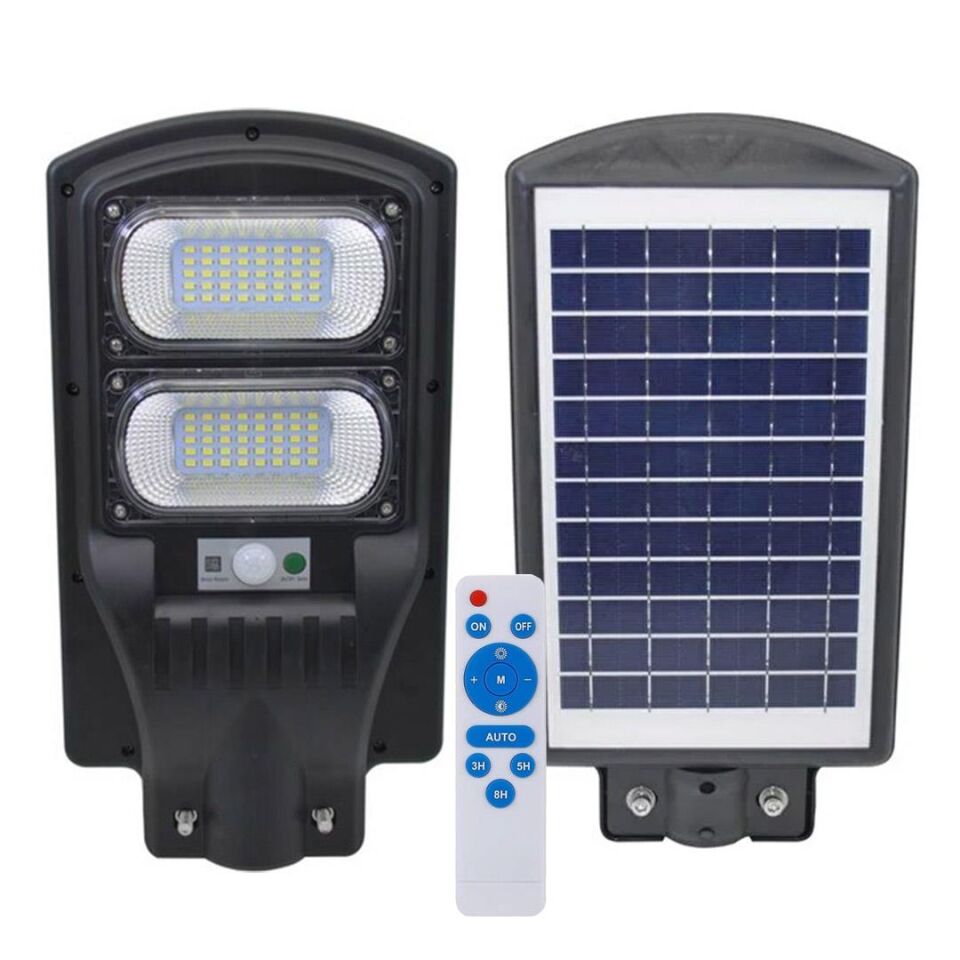 Powermaster PM-23012 Solar Güneş Enerjili Ledli Kumandalı 200 Watt Sokak Lambası Bahçe Aydınlatması