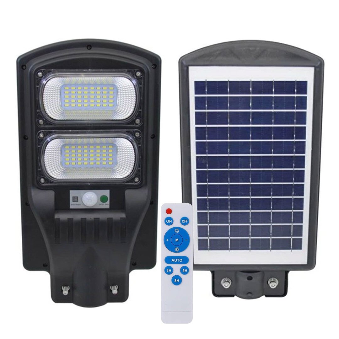 Powermaster PM-23012 Solar Güneş Enerjili Ledli Kumandalı 200 Watt Sokak Lambası Bahçe Aydınlatması