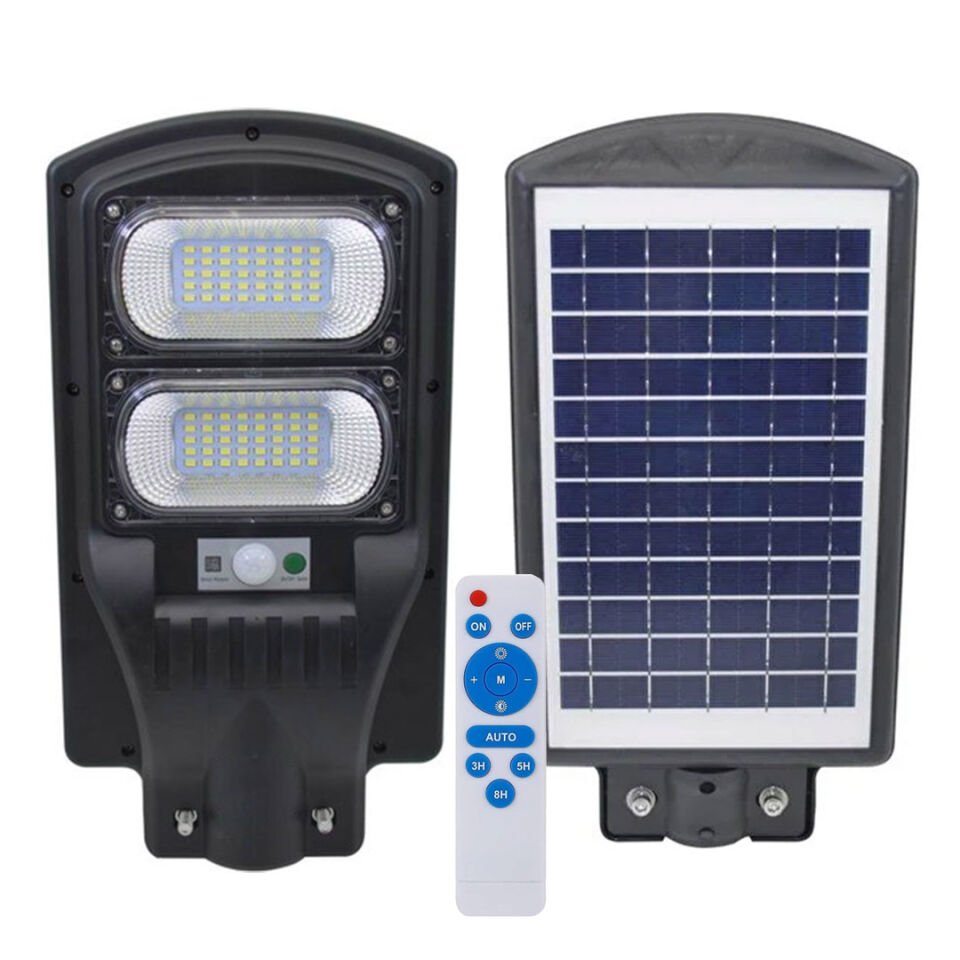 Powermaster PM-23012 Solar Güneş Enerjili Ledli Kumandalı 200 Watt Sokak Lambası Bahçe Aydınlatması