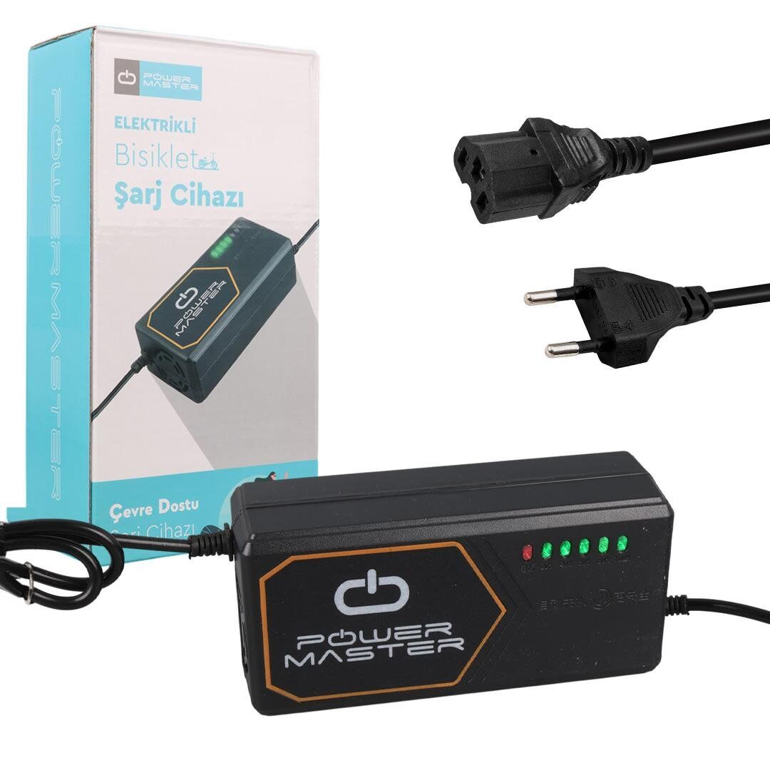 Powermaster Pm-31124 48 Volt 20 Amper Elektrikli Bisiklet Şarj Cihazı Scooter Akülü Sandalye Şarj Aleti