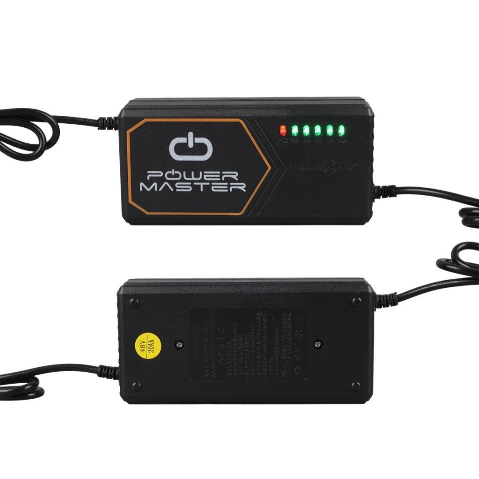 Powermaster Pm-31124 48 Volt 20 Amper Elektrikli Bisiklet Şarj Cihazı Scooter Akülü Sandalye Şarj Aleti